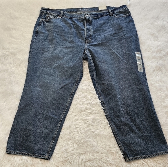 NWT old navy high-rise slouchy straight cropped size 26 - Picture 1 of 12